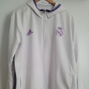 ADIDAS climacool FC REAL MADRID JACKET TRAINING SOCCER FOOTBALL SIZE XL